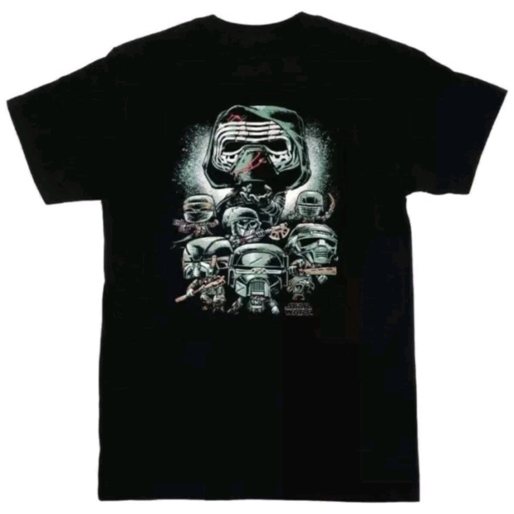 Knights Of Ren Funko Black Graphic Tee- New - Size XL Kylo Ren